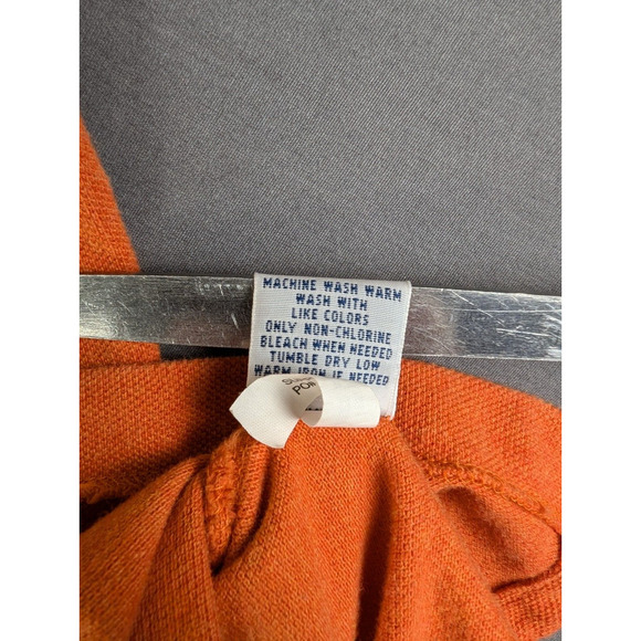 Ralph Lauren Polo Shirt Men's XL Short Sleeve Orange Preppy Casual 100% Cotton - Picture 6 of 8